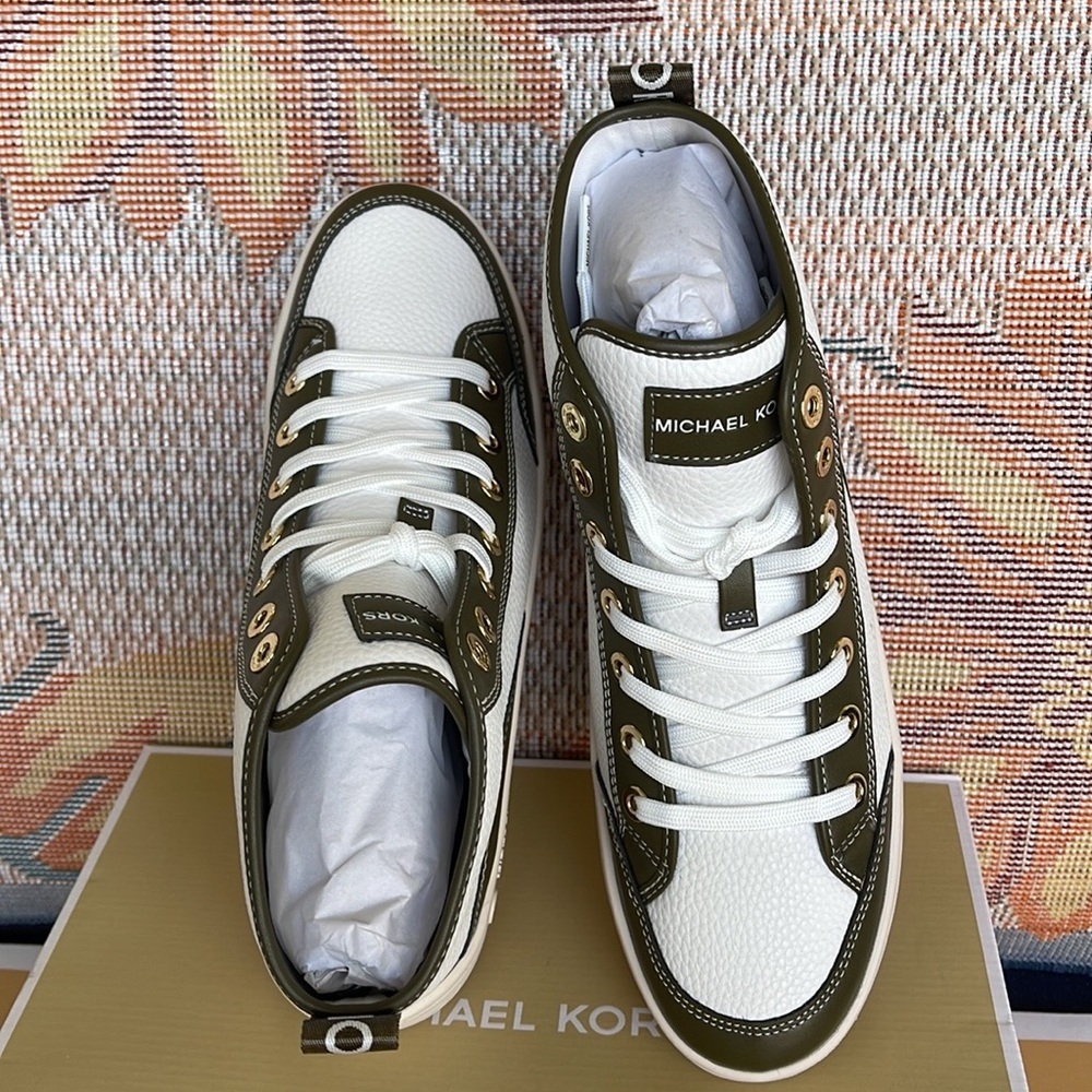 MICHAEL KORS SHEA MID HIGH TOP
FAUX LEATHER
49F3SHFESL
OLIVE
New - Picture 7 of 16